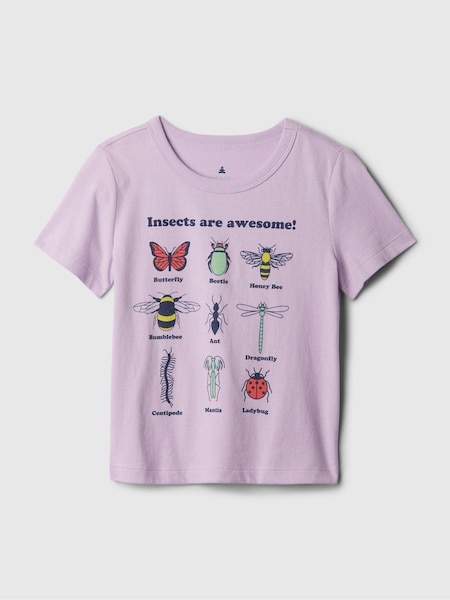 Gap Pink Graphic Crew Neck Short Sleeve T-Shirt (Newborn-5yrs) (573436) | €4.50