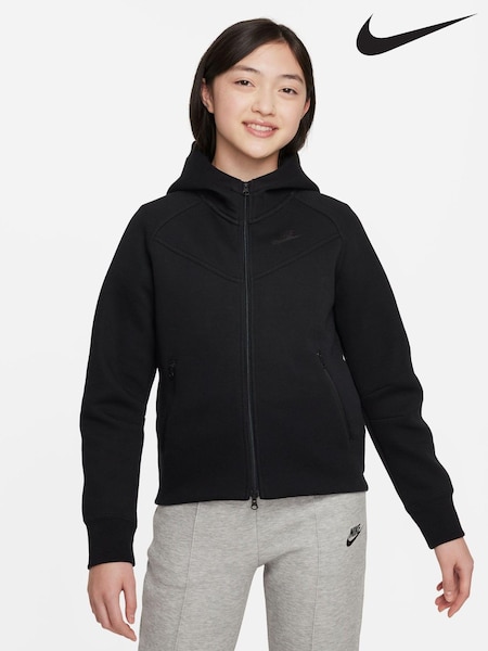 Черный - Nike Tech Fleece Zip Through Hoodie (573443) | €53