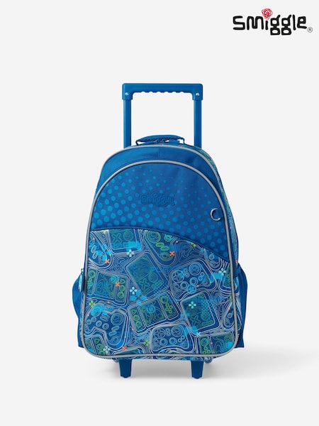 Blue - Smiggle Discover Trolley Backpack