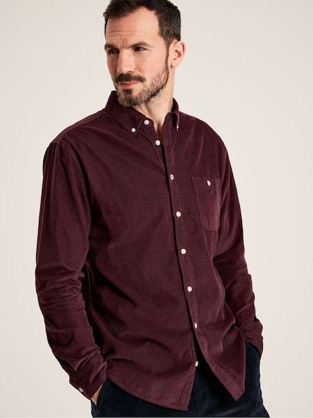 Joules Miller Burgundy Corduroy Shirt (573816) | €40.50