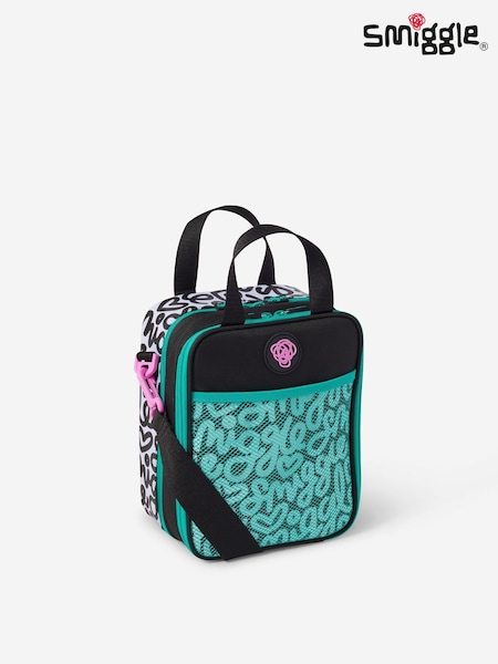 Negro - Fiambrera vertical Smiggle Smiggler con correa