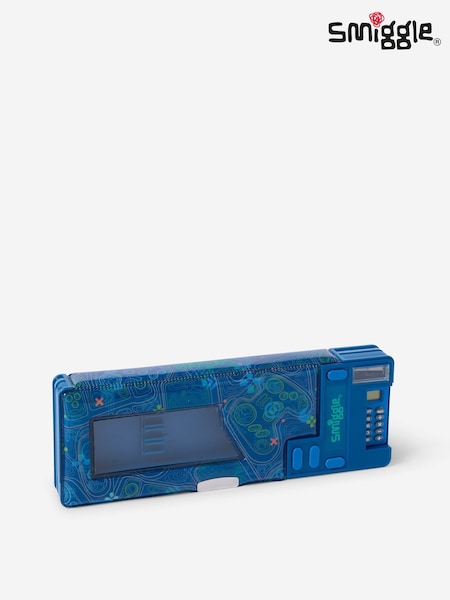Blue - Smiggle Discover Pop Out Pencil Case