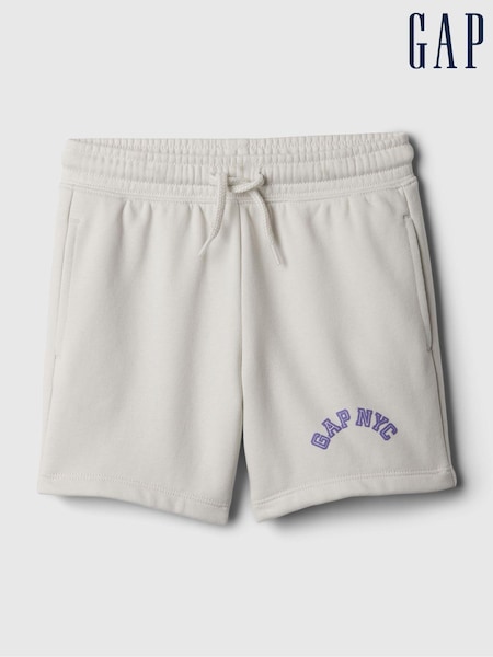 Gap White Pull On Logo Jogger Shorts (6mths-5yrs) (574179) | €7