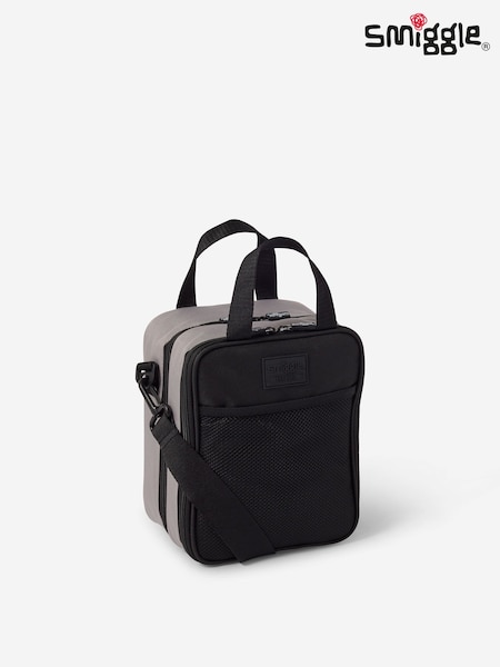 Black - Smiggle Vertical Lunchbox With Strap