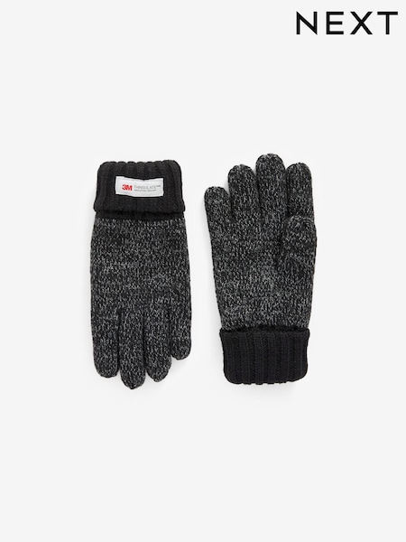 Grey Knitted Thinsulate Gloves (3-16yrs) (574920) | €3.50 - €6