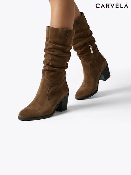 Natural - Carvela Salvetti Slouch Boots