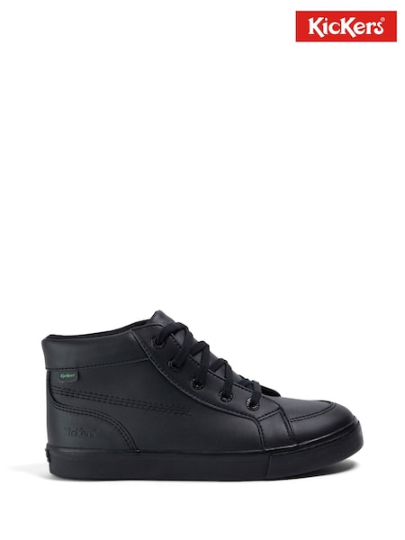 Kickers Black Unisex Youth Tovni Hi Vegan Shoes (575365) | 380 zł