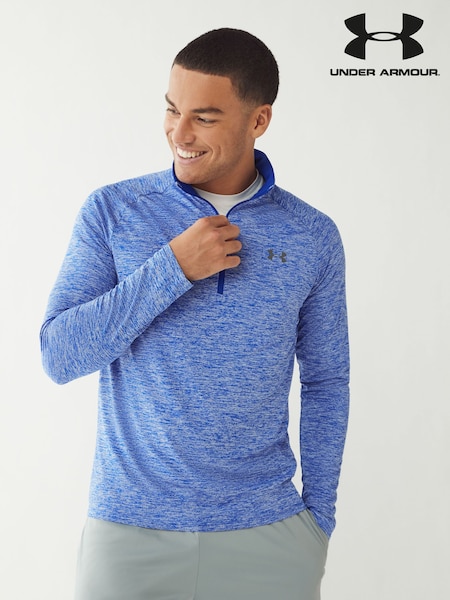 Яскраво-синій - Under Armour Tech Quarter Фліс на блискавці (575540) | 2 463 грн