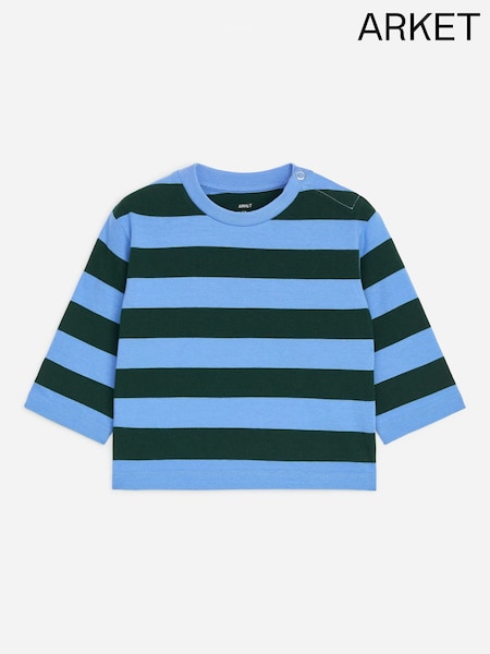 Blue - Arket Long Sleeve Top
