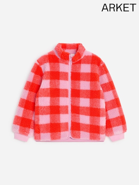 Red - Arket Pile Jacket