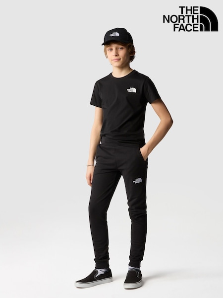 The North Face Black Chrome Teen Simple Dome Short Sleeve T-Shirt (576018) | $31
