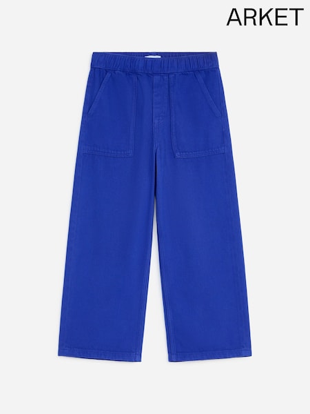 Blue - Arket Relaxed Workwear Trousers
