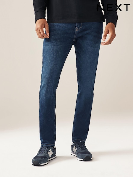 Blue Mid Single Skinny Fit Classic Stretch Jeans (576867) | kr340