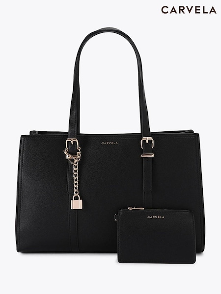 Noir - Carvela Cappuccino Tote Bag