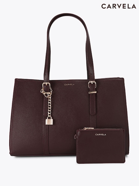 Red - Carvela Cappuccino Tote Bag