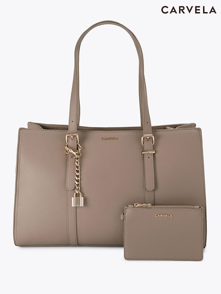 ניוד - Carvela Cappuccino Tote Bag