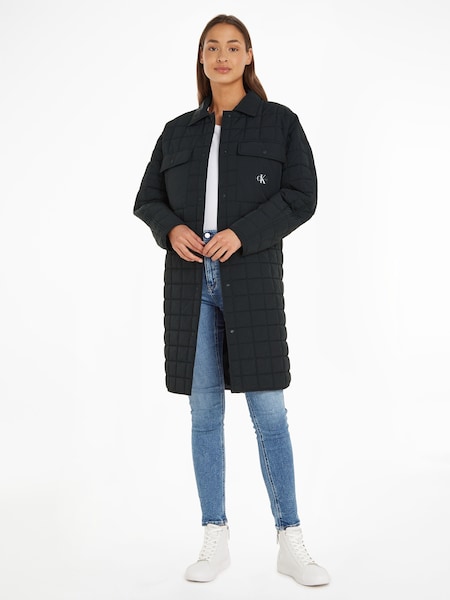 Calvin Klein Jeans Quilted Utility Black Coat (577882) | €67
