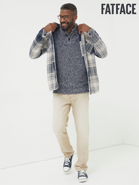 FatFace Blue Ryton Ombre Overshirt (578052) | €50