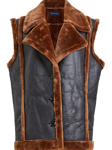 French Connection Belen Faux Fur Gilet (578070) | €70