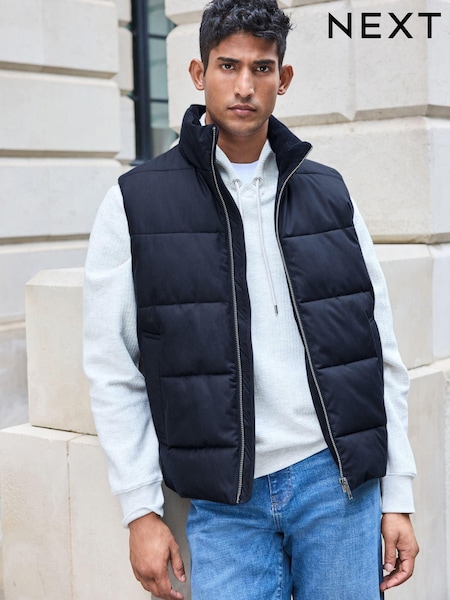 Marineblau/blau - Funnel Neck Gilet (578586) | CHF 104