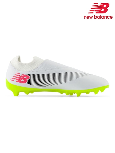 New Balance White Mens Furon Firm Ground Football Boots (579048) | €55
