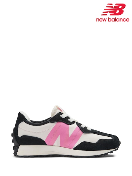 New Balance Black/Pink 327 Trainers (579080) | €99
