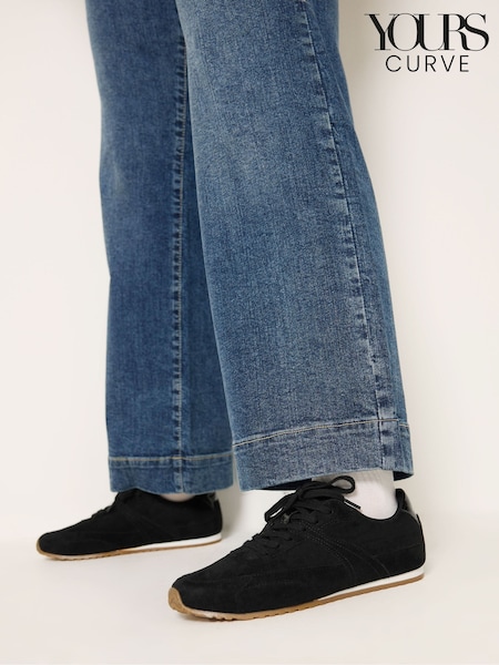Black - Yours Curve Slim Sole Trainers