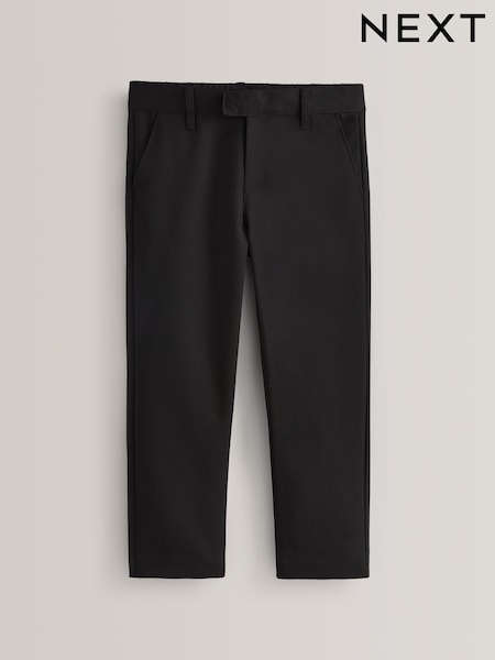 Black Plus Waist School Formal Slim Trousers (3-17yrs) (580191) | €11 - €22