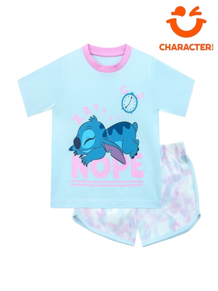 Character Blue Lilo And Stitch Short 100% Cotton Pyjamas (580206) | AED122
