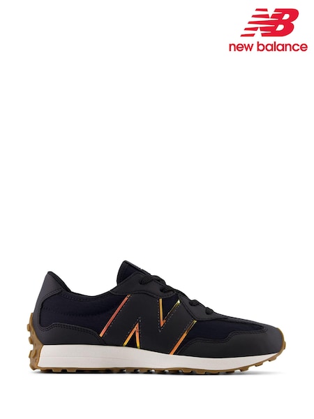 Negru - Antrenori New Balance pentru fete 327 (580313) | 391 LEI