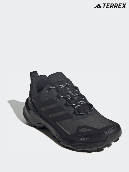 Grey - Adidas Terrex Skychaser Ax5 Gore-tex Hiking Shoes