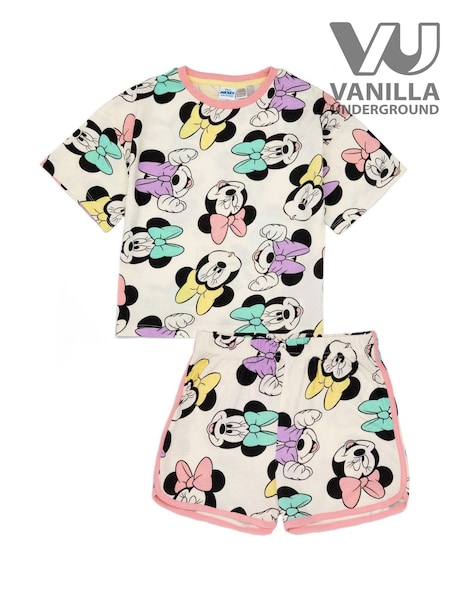 Vanilla Underground Minnie Mouse Girls Licensing Short 100% Cotton Pyjamas (581835) | €23