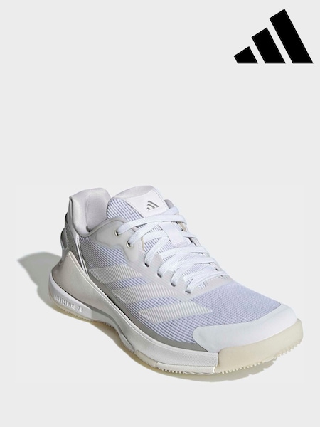 White - Adidas Crazyquick Lightstrike Padel Shoes