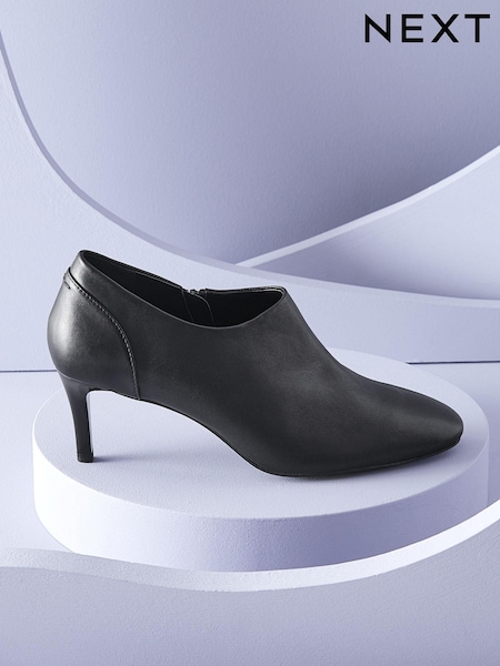 Schwarzes Leder - Forever Comfort® With Motionflex Stiletto Town Shoes (583470) | 42 €