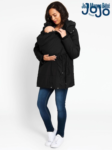 JoJo Maman Bébé Black Zip-In Padded Carrier Panel (583980) | €56