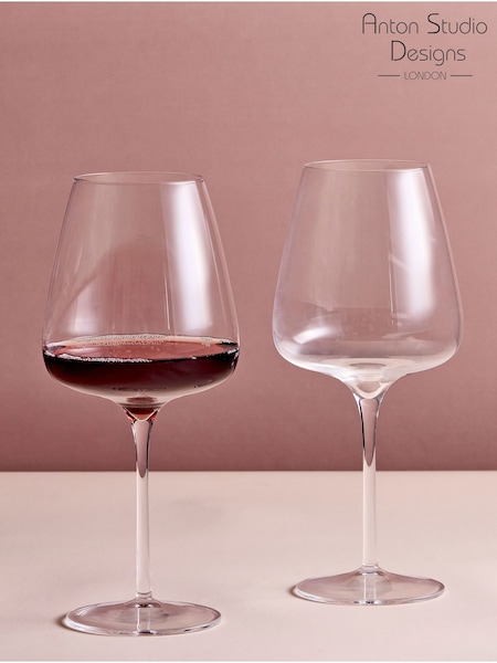 Anton Studio Designs Set Of 2 Juno Red Wine Spritz Glasses