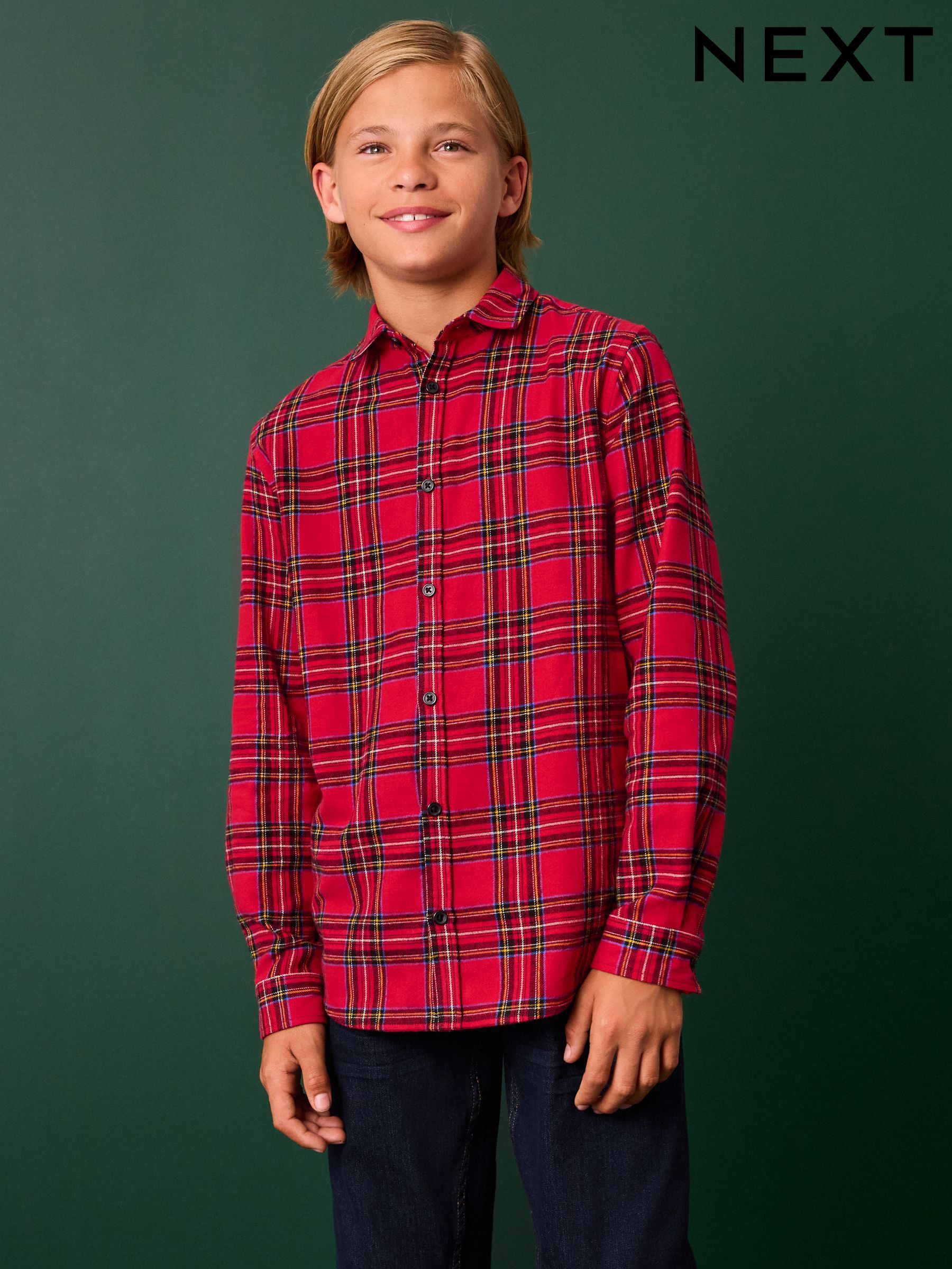 Red flannel shirt for girls 2025