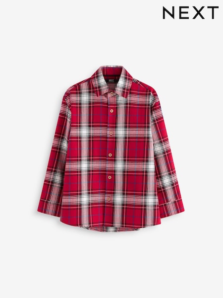 أحمر مربعات - 100% Cotton Long Sleeve Check Shirt (3-16yrs) (585184) | ‏49 د.إ.‏ - ‏ 67‏ د.إ.