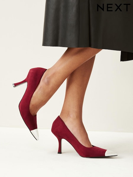 Red Forever Comfort® Metallic Toe Court Shoes (585296) | €10