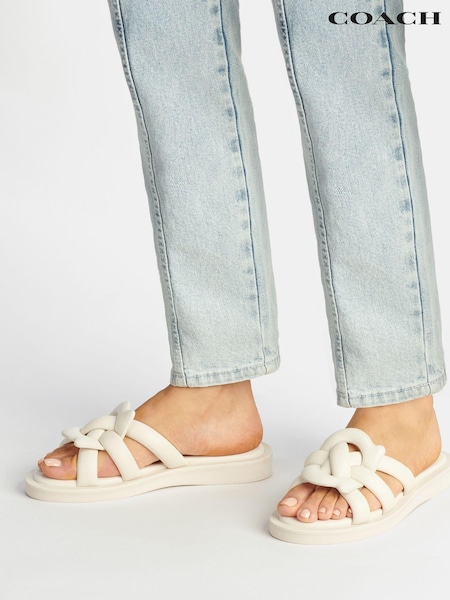 COACH Georgie Leather Sandals (585467) | €134