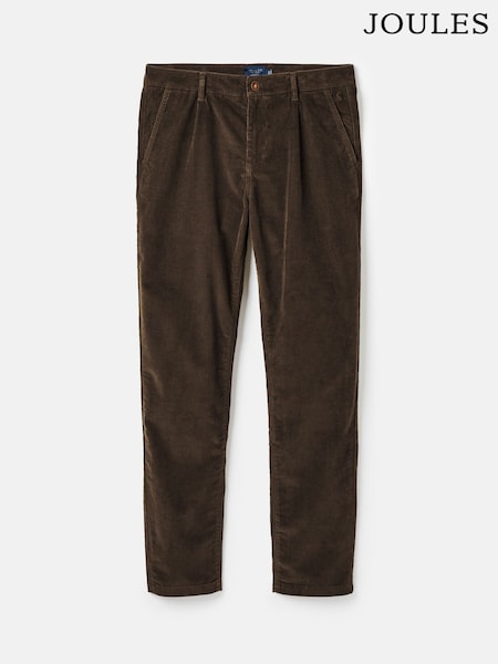 Joules Cord Brown Straight Leg Corduroy Trousers (585517) | €21.50
