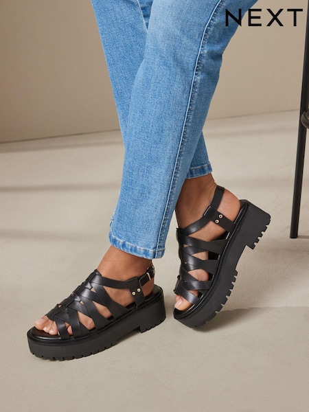 Black Forever Comfort® Chunky Strappy Sandals (586175) | €15