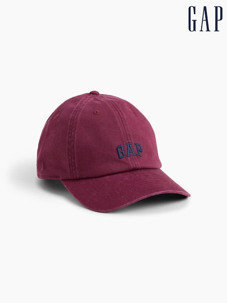 Rojo burdeos - Regular Gap Logo Baseball Cap