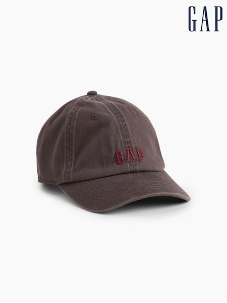 Marrón - Regular Gap Logo Baseball Cap