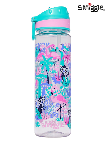 Smiggle Blue Wild Side Drink Bottle 650ML (586781) | 65 QAR