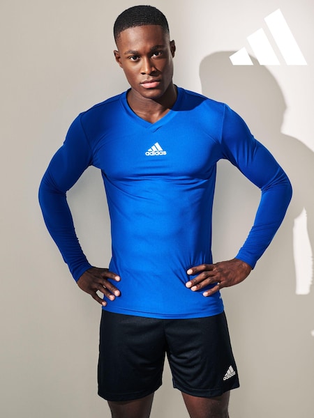 adidas Dark Blue Teamwear Base Layer Long Sleeve Top (586899) | €28