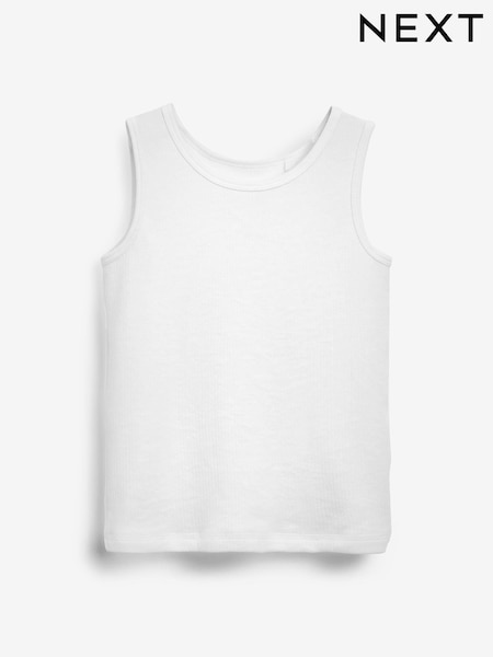 White 2 Pack Thermal Vest Tops (2-16yrs) (587041) | €6.50 - €10