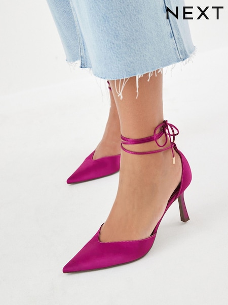 Pink Forever Comfort® Point Toe Wrap Heel Shoes (588096) | € 12