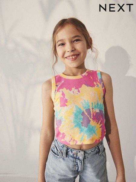 Živobarvna - Boxy Rib Vest (3-16yrs) (588488) | € 3 - € 6