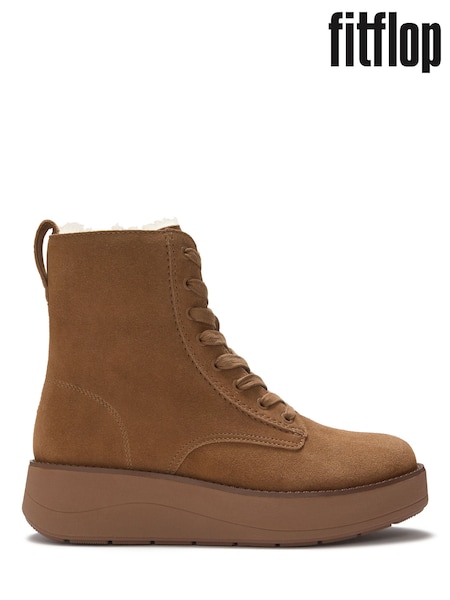 Brun - Fitflop Gen-ff Roam Shearling Suede Boots